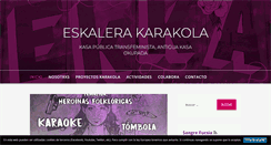 Desktop Screenshot of eskalerakarakola.org