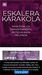 Mobile Screenshot of eskalerakarakola.org