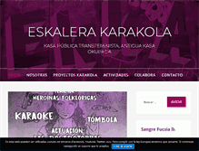 Tablet Screenshot of eskalerakarakola.org